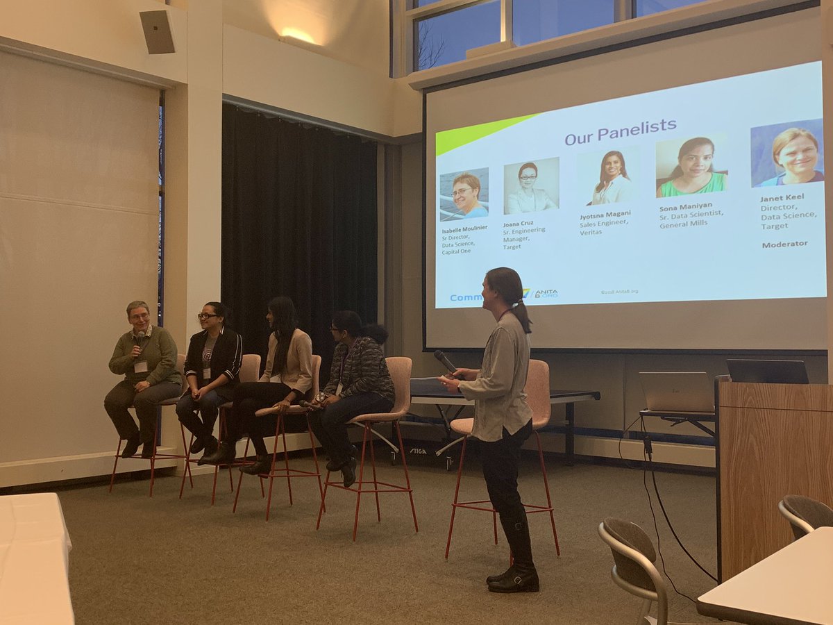 Panel happening on how to write a stellar Grace Hopper Proposal hosted at <a href="/VeritasTechLLC/">Veritas Technologies</a> <a href="/CommunityAnitaB/">CommunityAnitaB</a> #MinneapolisAnitaB #ghc20