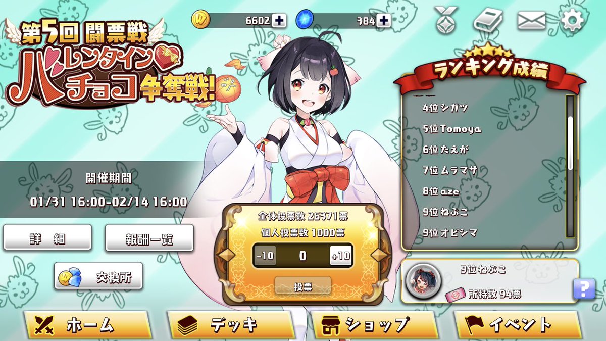 tsugaru_nepuko's tweet image. ねぷこ9位まで上がってきた……😳✨

残り1週間この順位ばキープして、りんこちゃんのアイコンはねぷこが頂ぐじゃ〜〜〜〜(σ⁎˃ᴗ˂⁎)σ✨

#WoZ
#津軽りんこ
#ご当地VTuber倶楽部