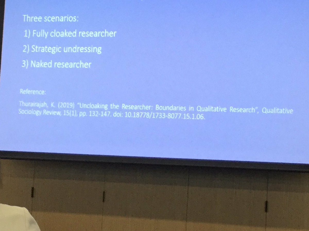 croche123's tweet photo. Can we become naked researchers? Great honest thought provoking presentation by @jeevika_v #dsaaconf https://t.co/LcRvUN8sTZ