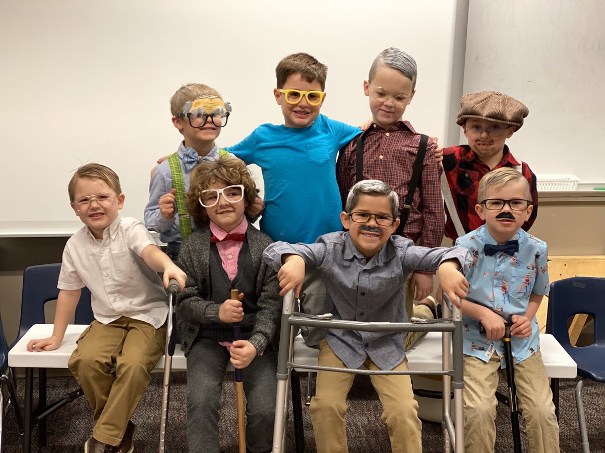 100 years old never looked soo good! Happy 100 Days of School!! <a href="/bvschools/">Blue Valley Schools</a> <a href="/SREFalcons/">Sunset Ridge Elem.</a> <a href="/principalRiley/">Mary Riley</a>