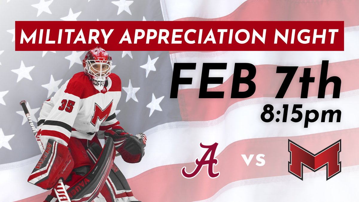 SAINTS NATION!!! Make sure you are at the Dawg House in Chesterfield this Friday night as your <a href="/achamensd1/">ACHA Men's D1</a> Dawgs battle <a href="/AlabamaHockey/">Alabama Hockey</a>. Wear your red, white and blue! The puck drops at 8:15 at <a href="/CenterMaryville/">Maryville University Hockey Center</a> . <a href="/MaryvilleU/">Maryville University</a> #HistoryStartsNow