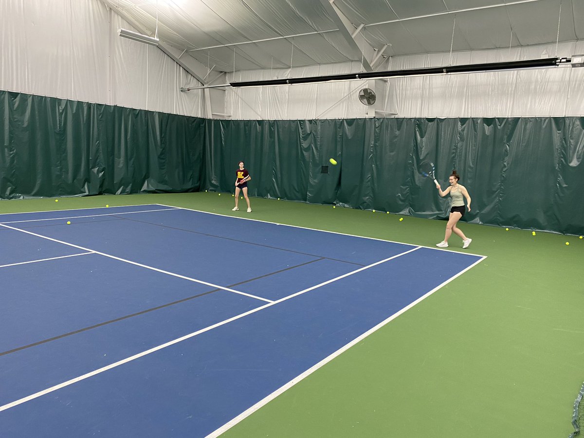 First hit around of the year! We’re pumped for the 2020 season! #gohornets