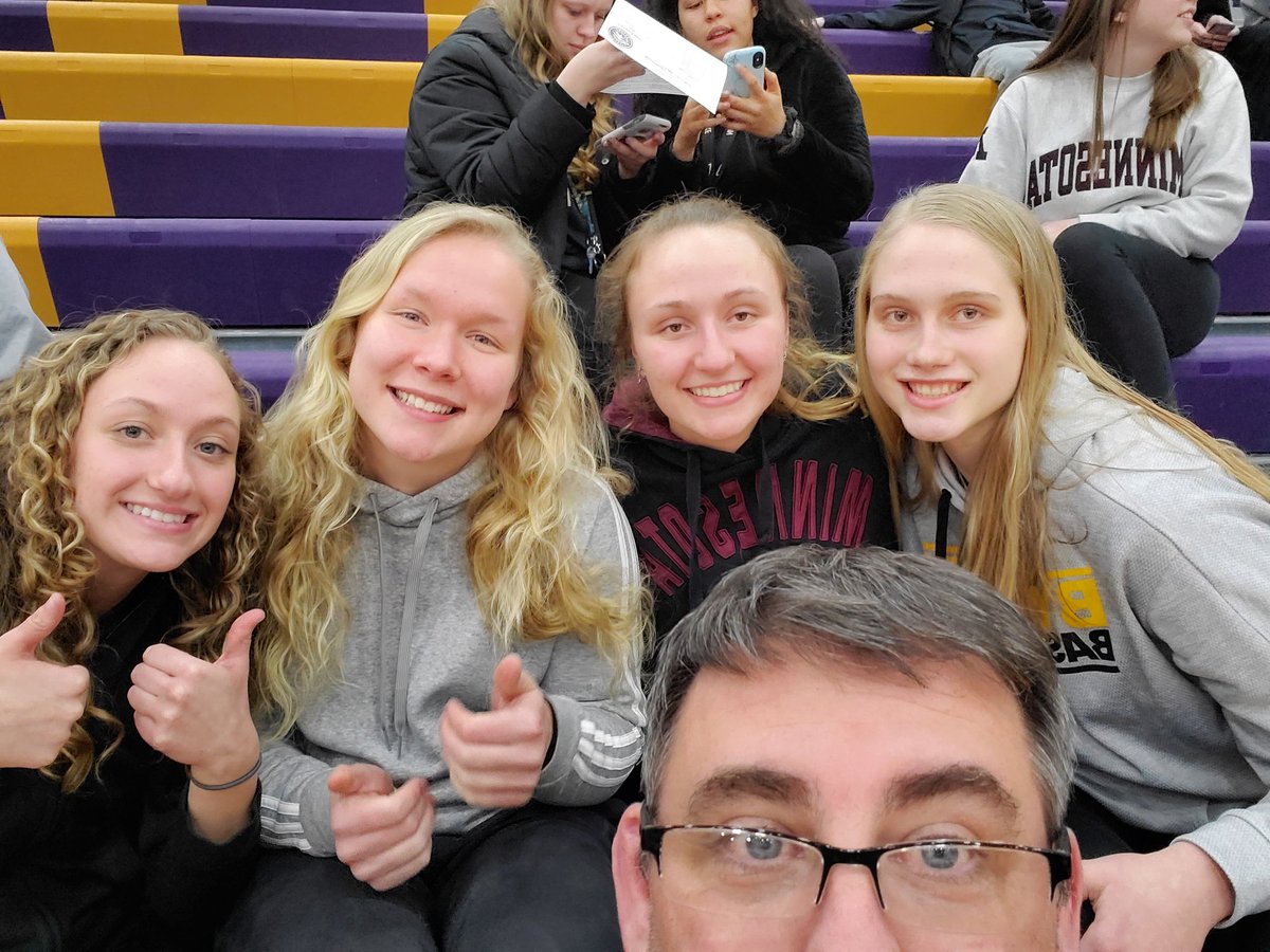 ByronActivities's tweet image. @ByronHoops pregame vs Rochester Lourdes tonight.  @byron_students in the house!