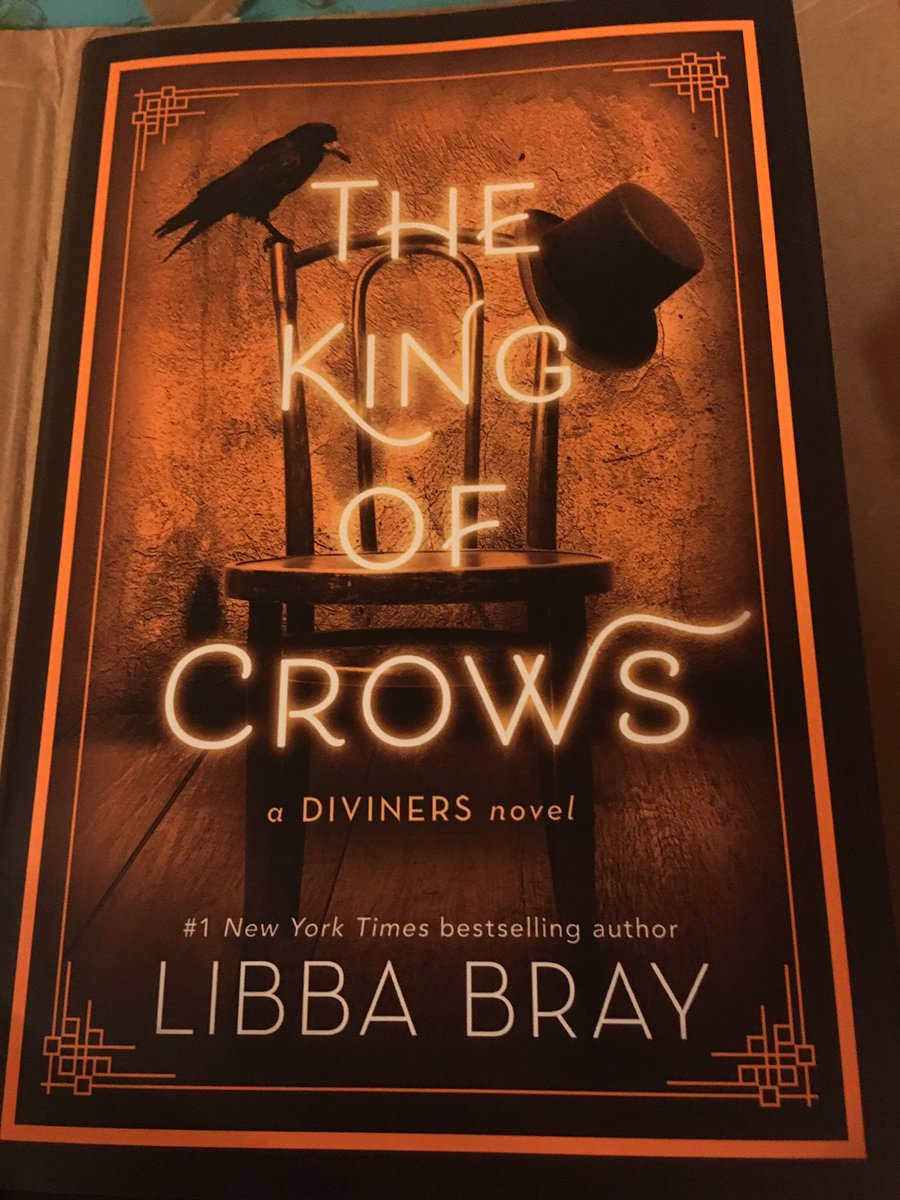 perdiladopamina's tweet image. My preordered #thekingofcrows by @libbabray came today!!! I’m 🥳😭😃