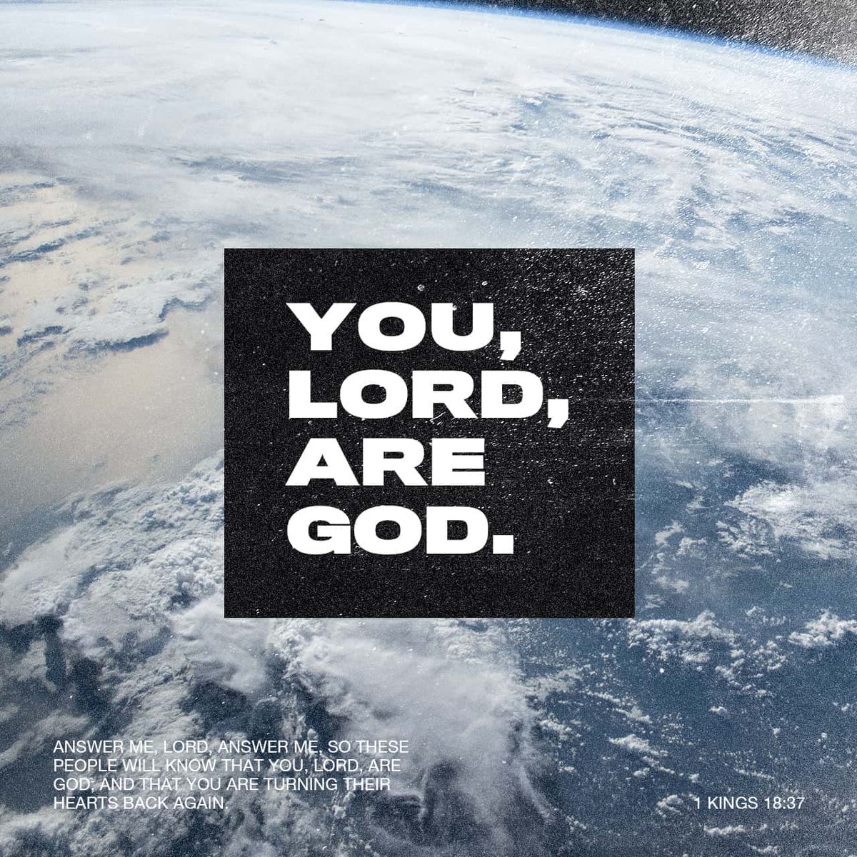 Daily Verse - 1 King 18:37