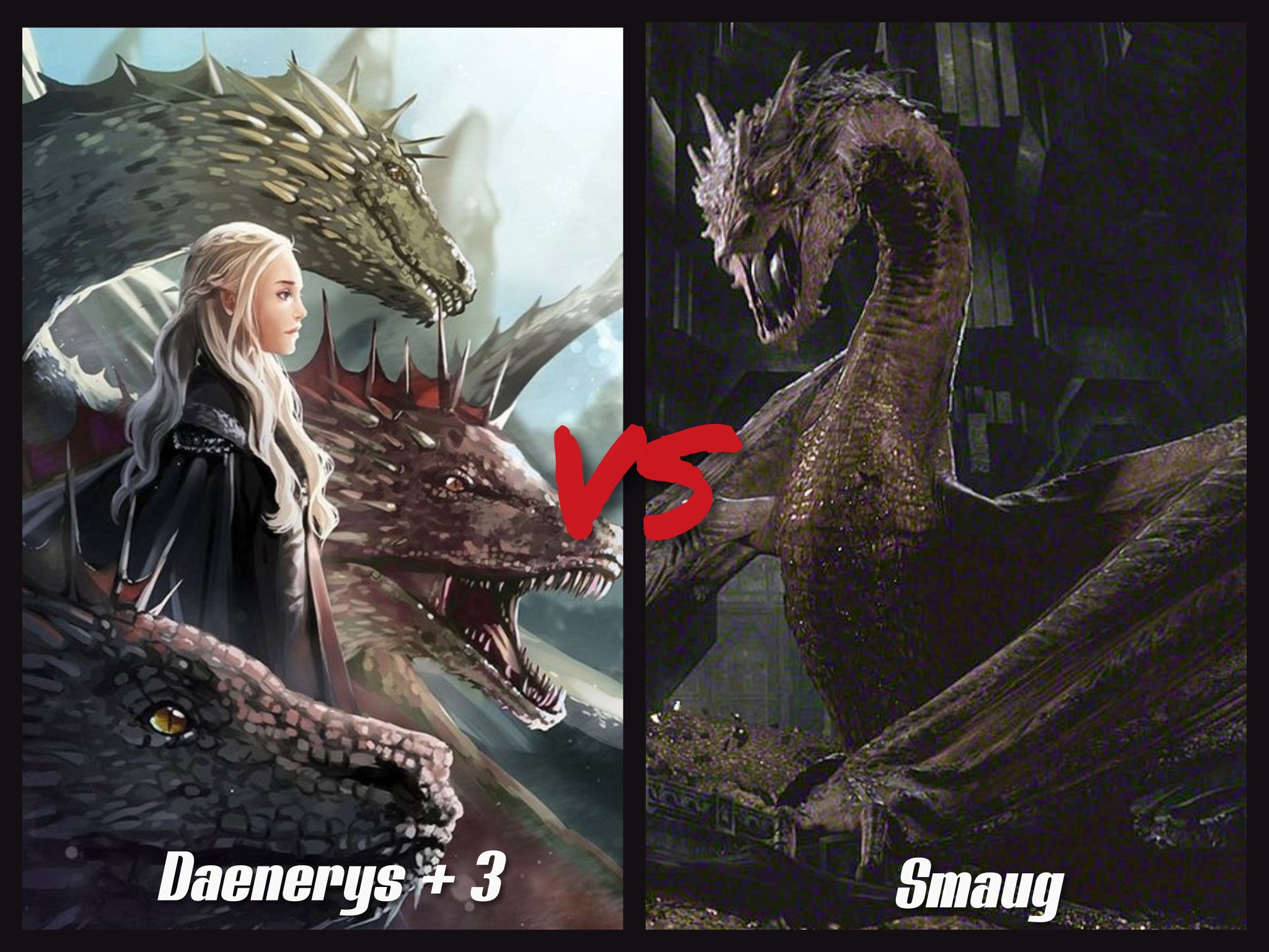 Who would win? Smaug or danys dragon 10 years old : r/gameofthrones