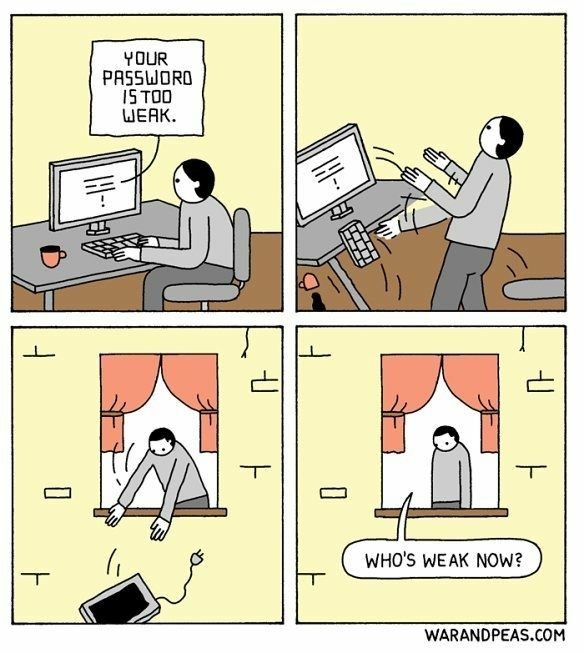 urbanubuntu's tweet image. Highly unrecommended behavior😂
Try #passwordboss instead😉
bit.ly/38sQj4W
#Fridayfunnies