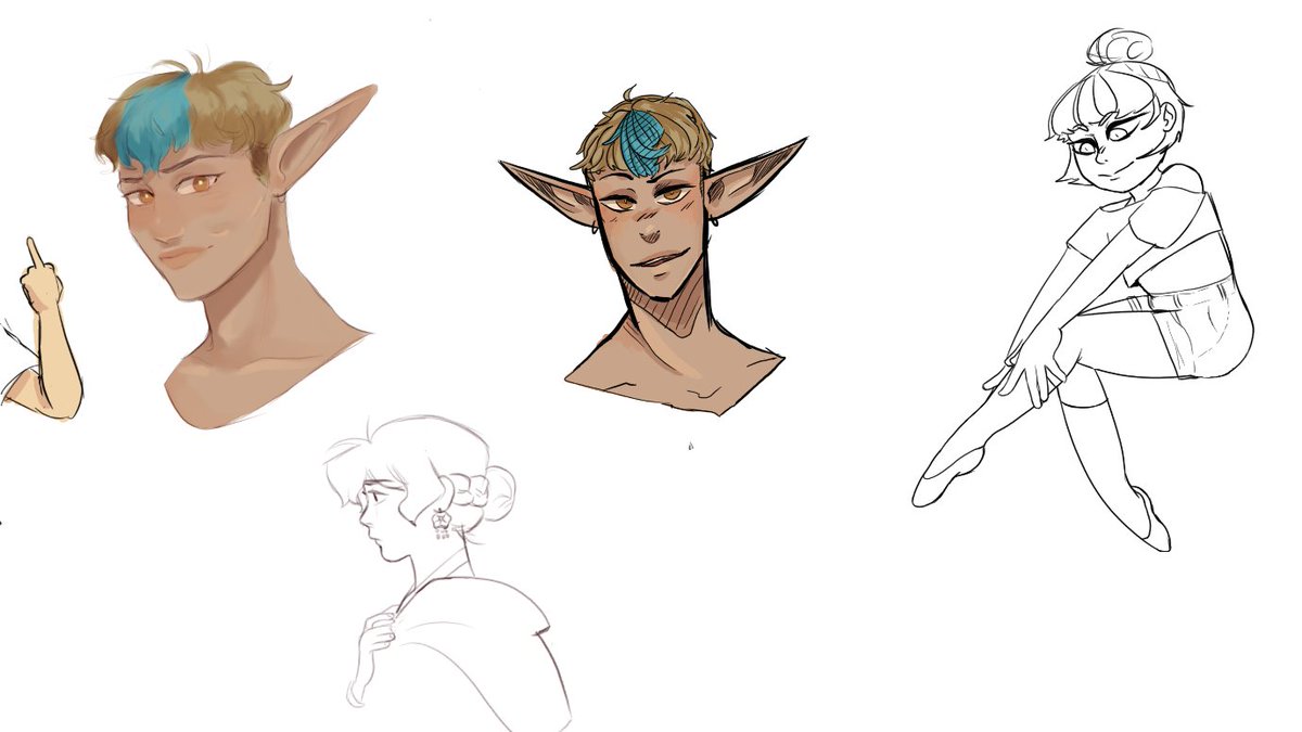 Lydia_Squid's tweet photo. Did some drawpiles way to late.
i gotta get up at 6am

wish me luck, GN. 

#Drawpile #MyArt #OthersArt #goodnight https://t.co/l1Hd1jAOnw