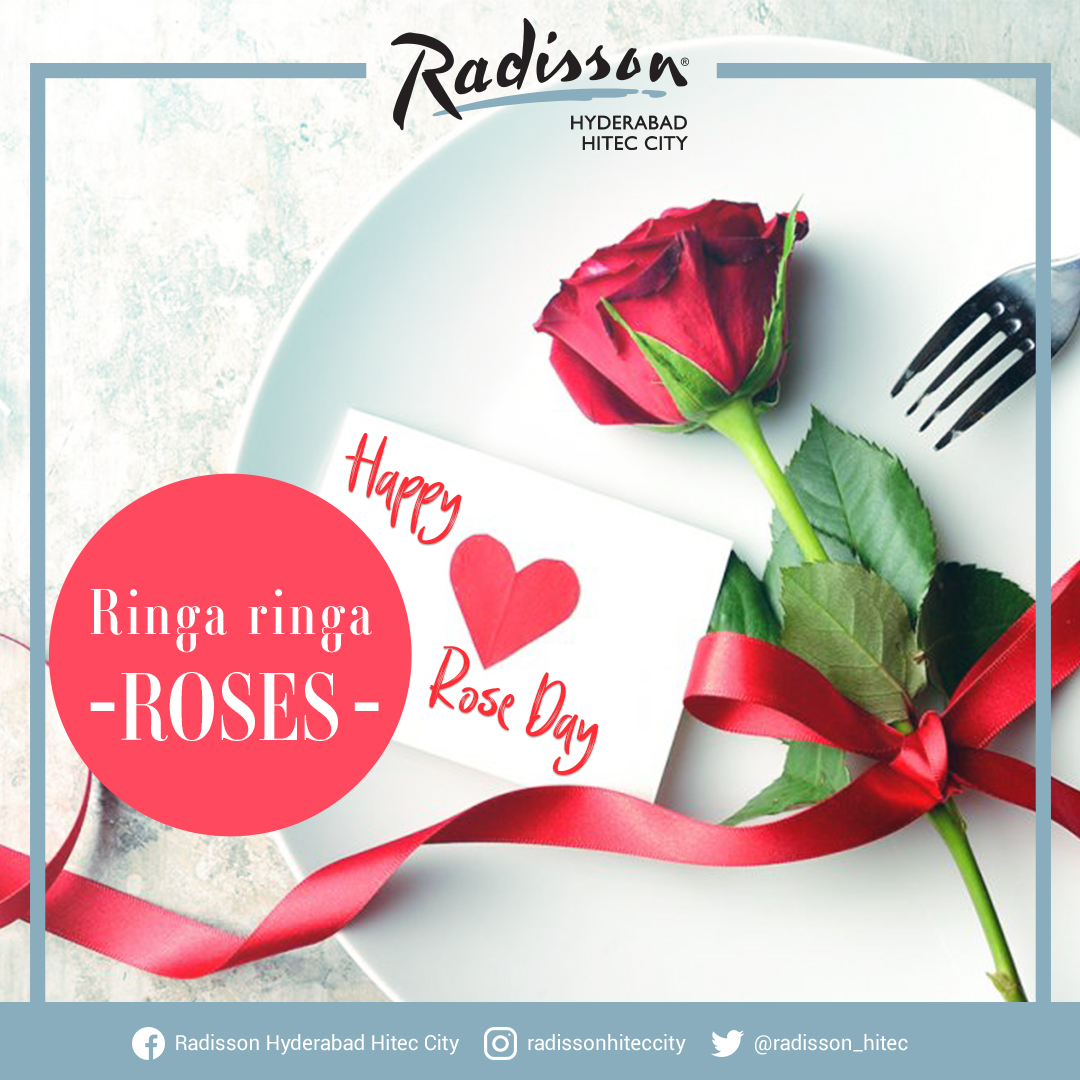 radisson_hitec's tweet photo. You are Precious Like a Fresh Rose, And I Treasure Every Moment We spent Together. I Look Forward to Great Future with you.
@radisson_hitec Wishes you a Happy Rose Day:) https://t.co/rawnjTobkb