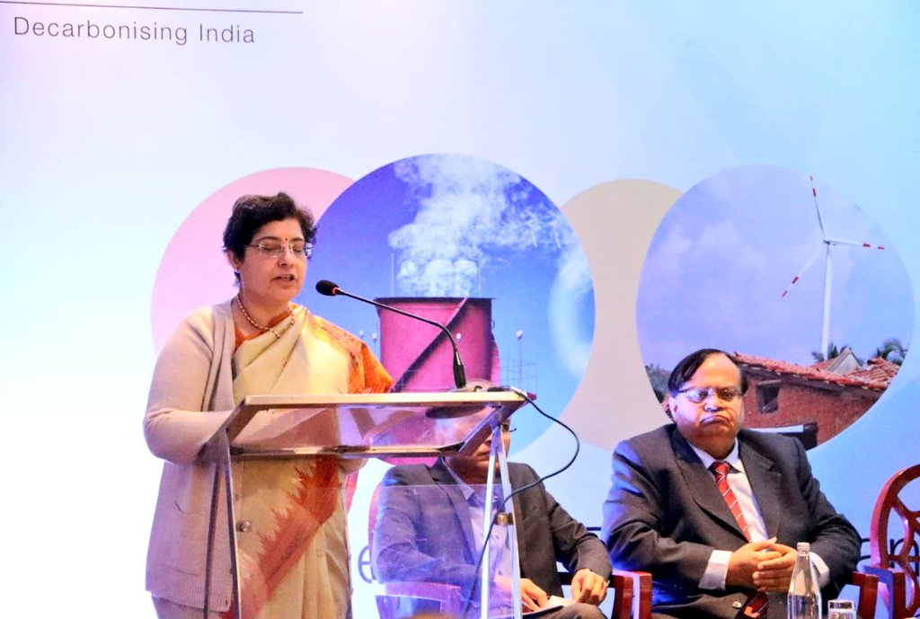 CSTEP_India's tweet photo. There is a lot of desire from industries to contribute to #decarbonisingIndia. We can push them more if we can show that #policy supports, encourages & facilitates action. Industries too want to future proof themselves - Seema Arora, DDG, @FollowCII at launch of @Energy_IETP https://t.co/l3HTzM6e49