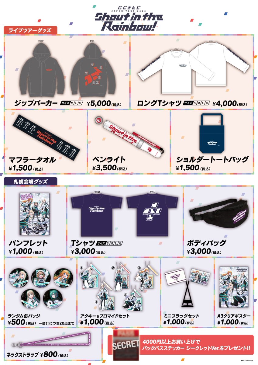 にじさんじ SitR バックステージパスステッカー 神戸 伊波ライ WORLD