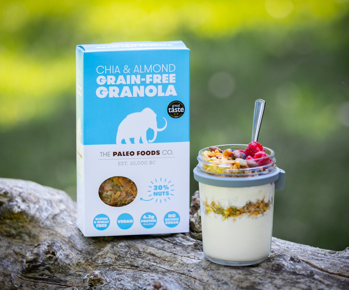PaleoFoodsCo's tweet image. Breakfast has never been so simple (or nutty) 🌟 Try with yogurt and berries for an on-the-go energy boost - no excuses! (and currently only £3.60 on Ocado!) #HappyFriday #BreakfastMadeSimple⁠ #Ocado