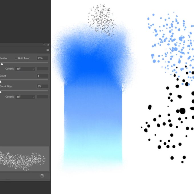 Few things you can do with those brushes 