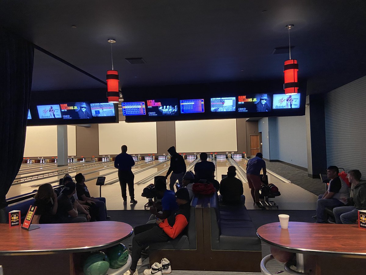 Had a great time tonight at our recruitment bowling. It’s still not too late to join #SigTauMu