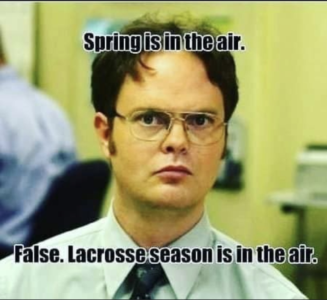 To all the college laxers!! Good luck this weekend as some of you begin to compete. 🙌🏻🥍❤️