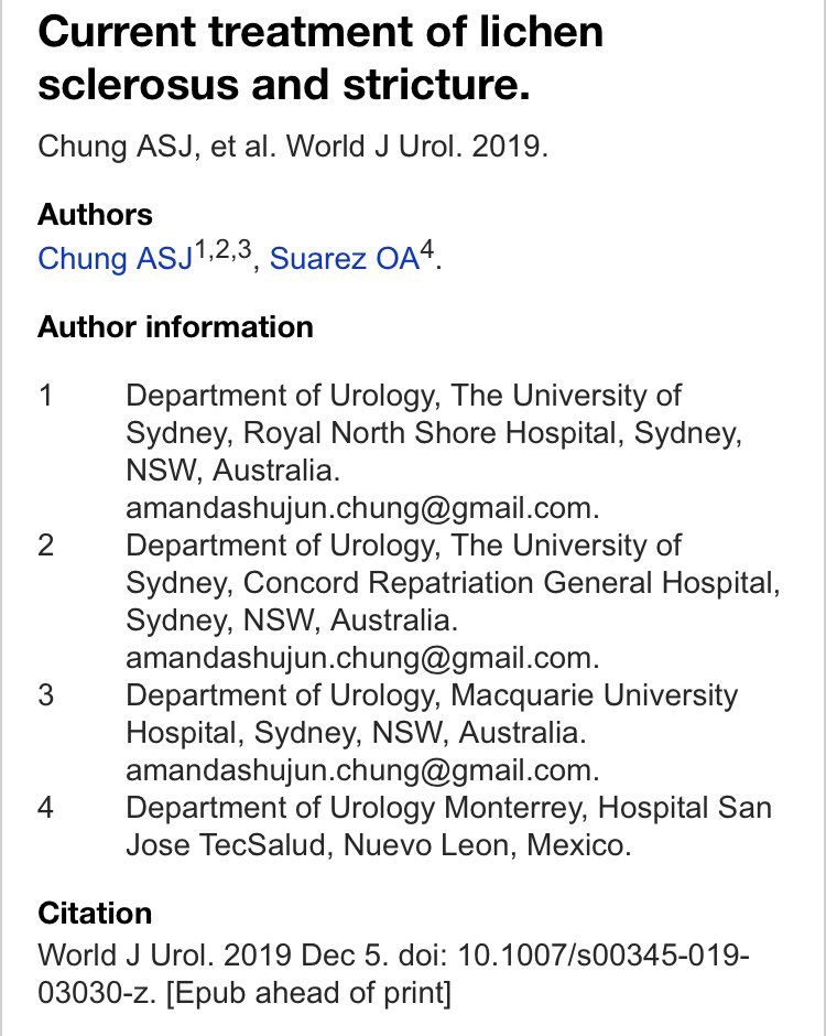 Current treatment of LS and Urethral Strictures. Great collaboration with Professor @AmandaSJChung ;) #UrethralStricture #UroSoMe #UroSoMeMexico #TecSalud #ReconstructiveUrology