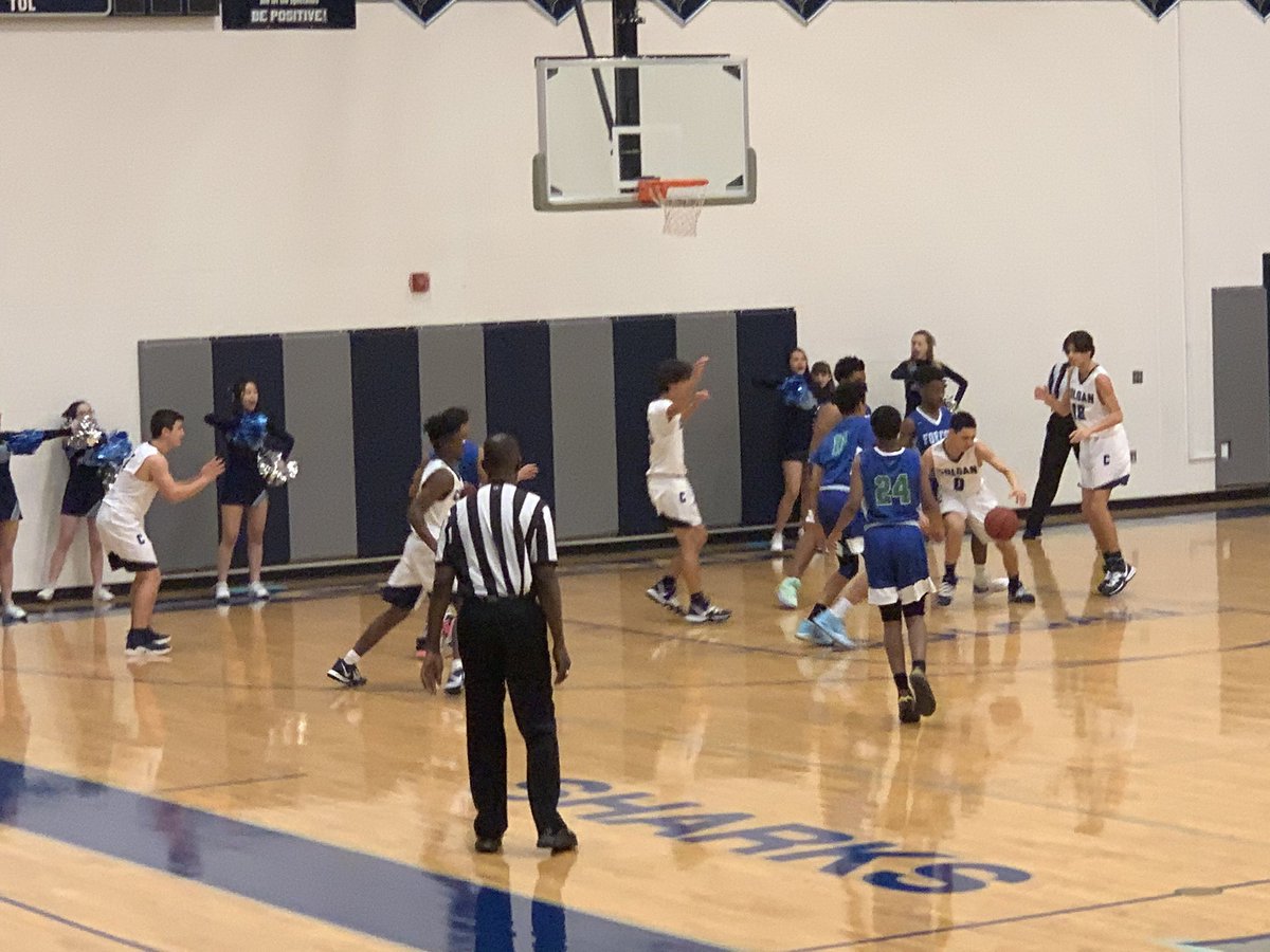 Freshmen cheer <a href="/colganhs/">Colgan High School</a> ! Our cheer leaders and our freshmen basketball teams are really impressive!