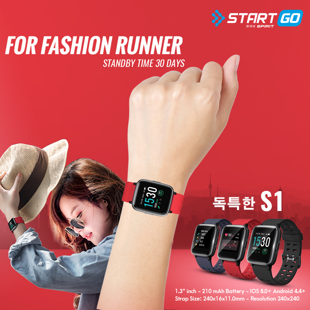 advan_id's tweet image. Wow ada smartwatch pertama dari Indonesia loh, guys! Namanya #StartGoS1. Btw, fiturnya lengkap banget! Bisa tracking aktivitas, cek notifikasi, dan fitur lainnya lagi. Tahan air juga loh hingga 5 ATM, Segera dapatkan di Advan Official Store bit.ly/2u9vAVj #Advan #StartGo