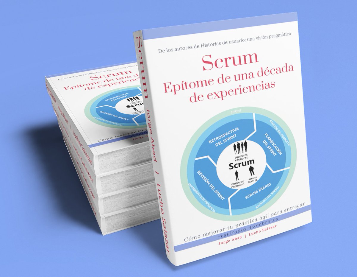 luchosalazarc's tweet photo. Muy pronto estará al aire el libro "Scrum: epítome de una década de experiencias" que escribimos con la gran compañía de @jorge_abad. Nuestro proceso ha sido fantástico y por eso queremos proporcionarte pistas de cómo mejorar tu práctica ágil para obtener resultados asombrosos. https://t.co/3IQBctrniv