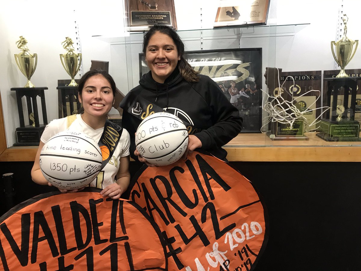 NHS_GirlsBBall's tweet image. Congrats to Gabby Valdez for becoming Northview’s All-Time Leading Scorer w/ 1350pts!

Congrats to Giselle Garcia on being the first girls player in Viking history to be apart of the 1000 point and 1000 rebound club! 🏀
#ALLIN 
@SGVNSports @NHSVikings @MattyK31 @James_Escarcega
