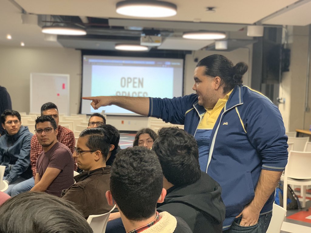 lamariapinedo's tweet photo. I love when people gets excited about what they do! #DevOps is more about people than technical specs. First the team, then the platforms. #devopsdays @devopsdaysgdl #automation #monitoring #serverless @startupgdl #DevOpsDaysGDL @itesoegresados @thewizeline https://t.co/lx2EG0mRuS