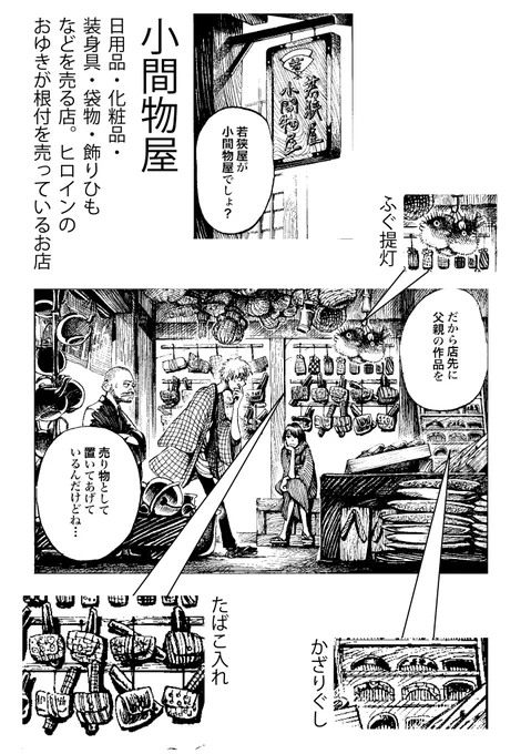 『火消し』の漫画を描くならば、燃える『町』のことをちゃんと描かなきゃいけない!と思い、苦心してオリジナルの江戸の町をつくりました。その名も『神田ごくら町』。場所は現代でいう東京の日本橋周辺。町名の由来は私の大好きな『落語』をもじって『ごくら』。#COMITIA131  #コミティア131 #町火消 