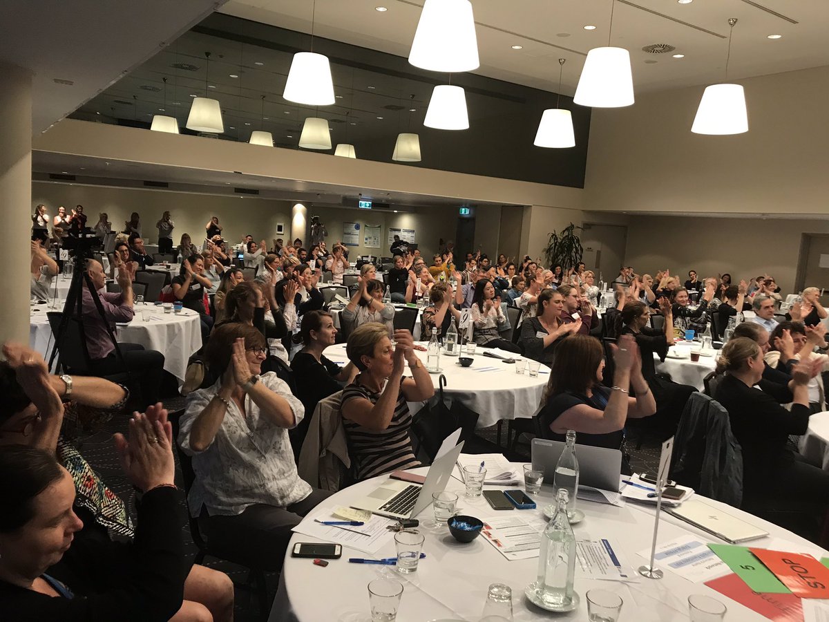 DHA_Aust's tweet photo. Check out these fantastic photos of our CEO Gwen Korebrits presenting at the #NSWACI #frailtyNSW forum today! Look at all those dancers 👏

📸 credit: @justinew_health https://t.co/hfMoa4H1cP