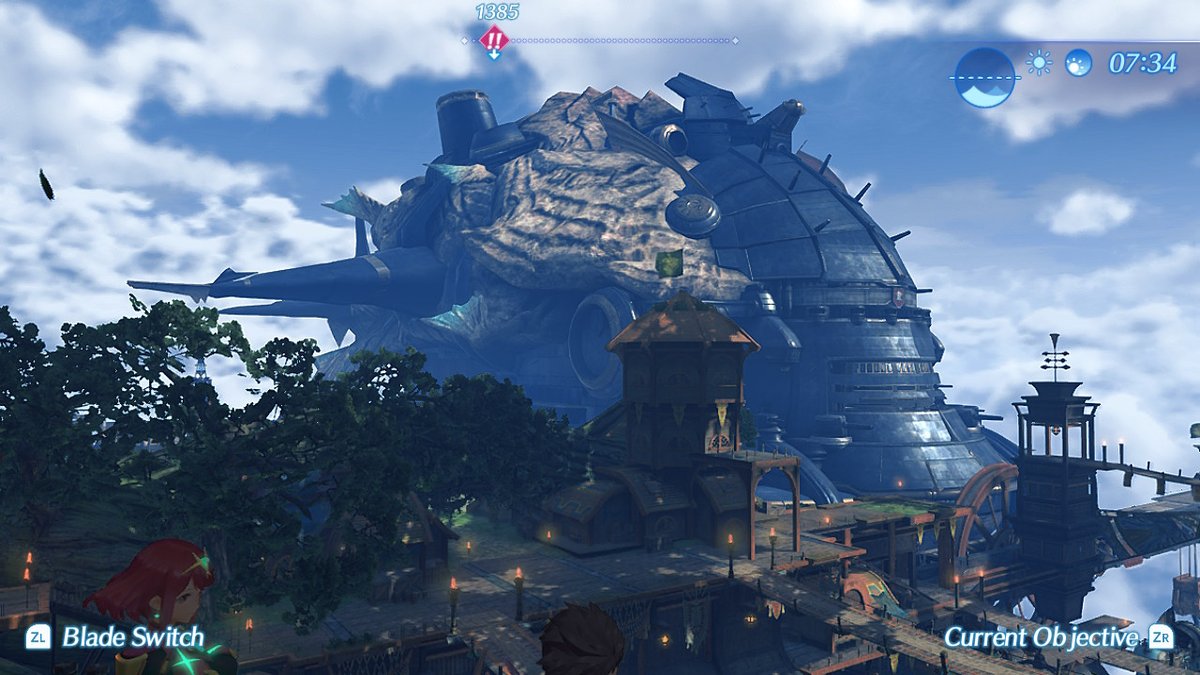 I really dig Torigoth too especially with that Titan Battleship that's usually in the background and that clear view of the world tree  #Xenoblade2