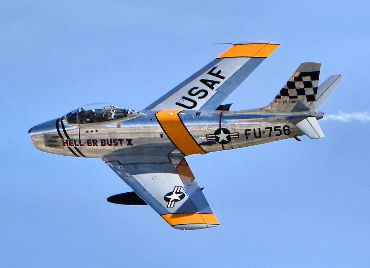 What saved us was a massive all-hands effort by the air force.Every single pilot in the Pacific carried out ground-attack missions, and after SIX FRIGGING MONTHS, Truman authorized the use of the North American F-86 Sabre.