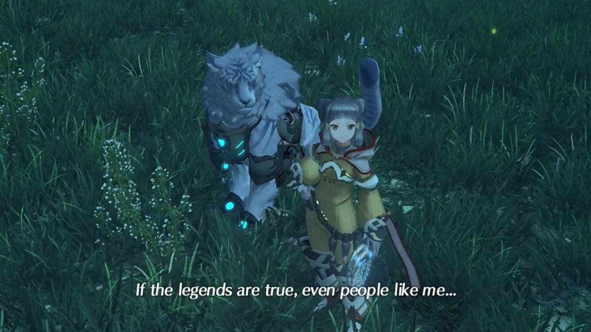 Playing this game a second time really boosts scenes I already really liked, there's so much foreshadowing.  #Xenoblade2