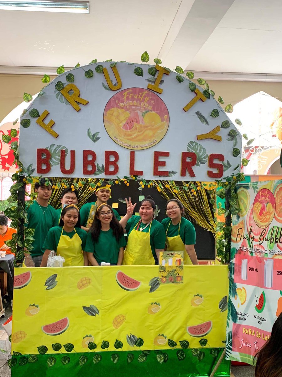 FruityBubblers's tweet photo. Tons of thanks to everyone who dropped by our booth to buy our refreshing and delicious Fizzy Bags!
We are glad with your feedbacks and suggestions! We hope you enjoyed our service!!!
Muli, eto ang JUICE na para sa LAHAT, JUICE ‘TO ng LAHAT!!

FRUITY BUBBLERS!!! 💛✨ https://t.co/WlXb08fDZx