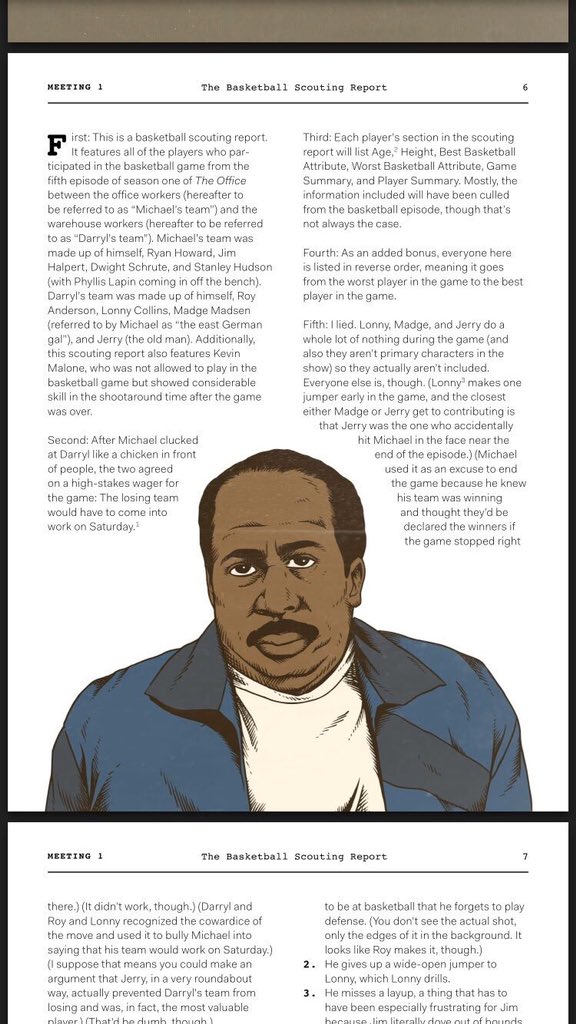 SheaSerrano's tweet photo. if you like The Office me and @arturodraws made a collection of illustrated essays about the show

you can read it on your phone or ipad or kindle or whatever

here you go: https://t.co/17gwVMjc8I https://t.co/6y8rJbmQOK