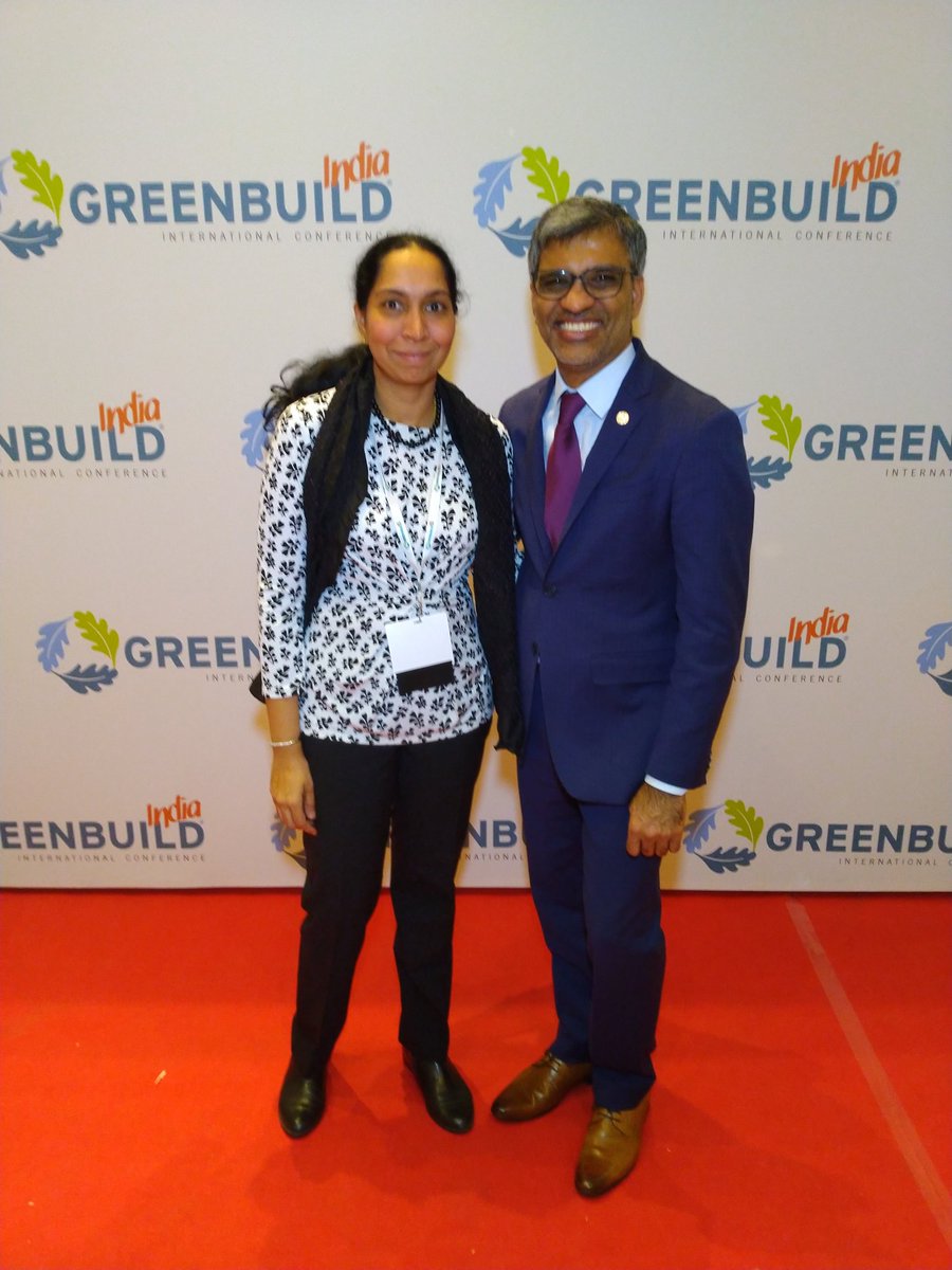 DeepaSathiaram's tweet photo. Great to be part of yet another fantastic #GreenbuildIndia. We @En3Online are happy to support @GBCI_India @USGBC @m_raman in furthering #LEED &amp; sustainable development in India. Great sessions &amp; knowledge sharing these 2 days https://t.co/TiwSeGdkRK