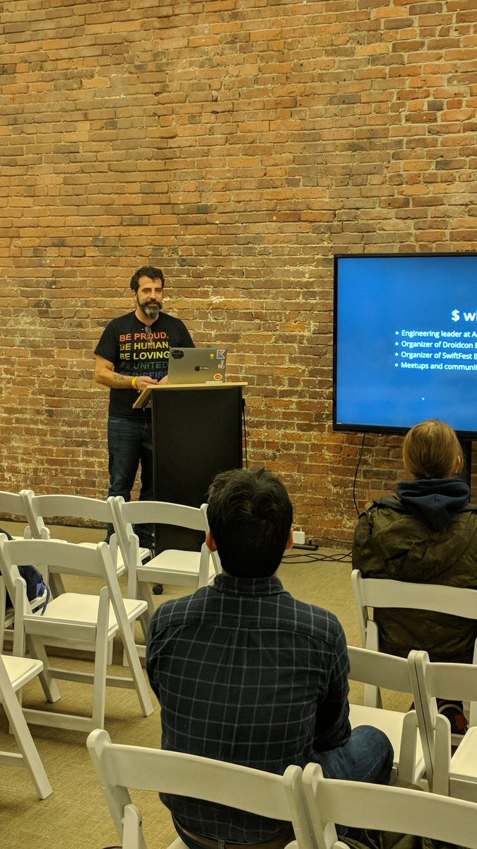 <a href="/giorgionatili/">🌈 Giorgio Natili</a> with our last <a href="/M0bileTea/">Mobile Tea</a> talk of the night 👍👍