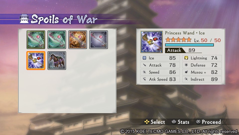 KoumeiVA's tweet photo. O-ya! I got lucky on Survival Mode and I got the 5⭐️weapon in Samurai Warriors 4-II! #KTfamily #SW4 #SW4II #SamuraiWarriors4II
@koeitecmoeurope
@WarriorsKt https://t.co/NZGyiKyLhr
