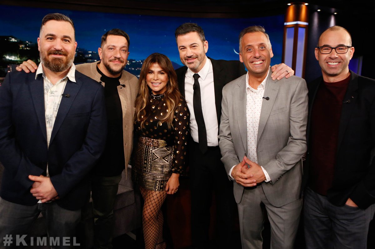 Jimmy Kimmel Live (@jimmykimmellive) on Twitter photo Jimmy & <a href="/TheTenderloins/">The Tenderloins</a> surprise Sal with his lifelong crush <a href="/PaulaAbdul/">Paula Abdul</a>! 😍❤ #ImpracticalJokers Jimmy & <a href="/TheTenderloins/">The Tenderloins</a> surprise Sal with his lifelong crush <a href="/PaulaAbdul/">Paula Abdul</a>! 😍❤ #ImpracticalJokers