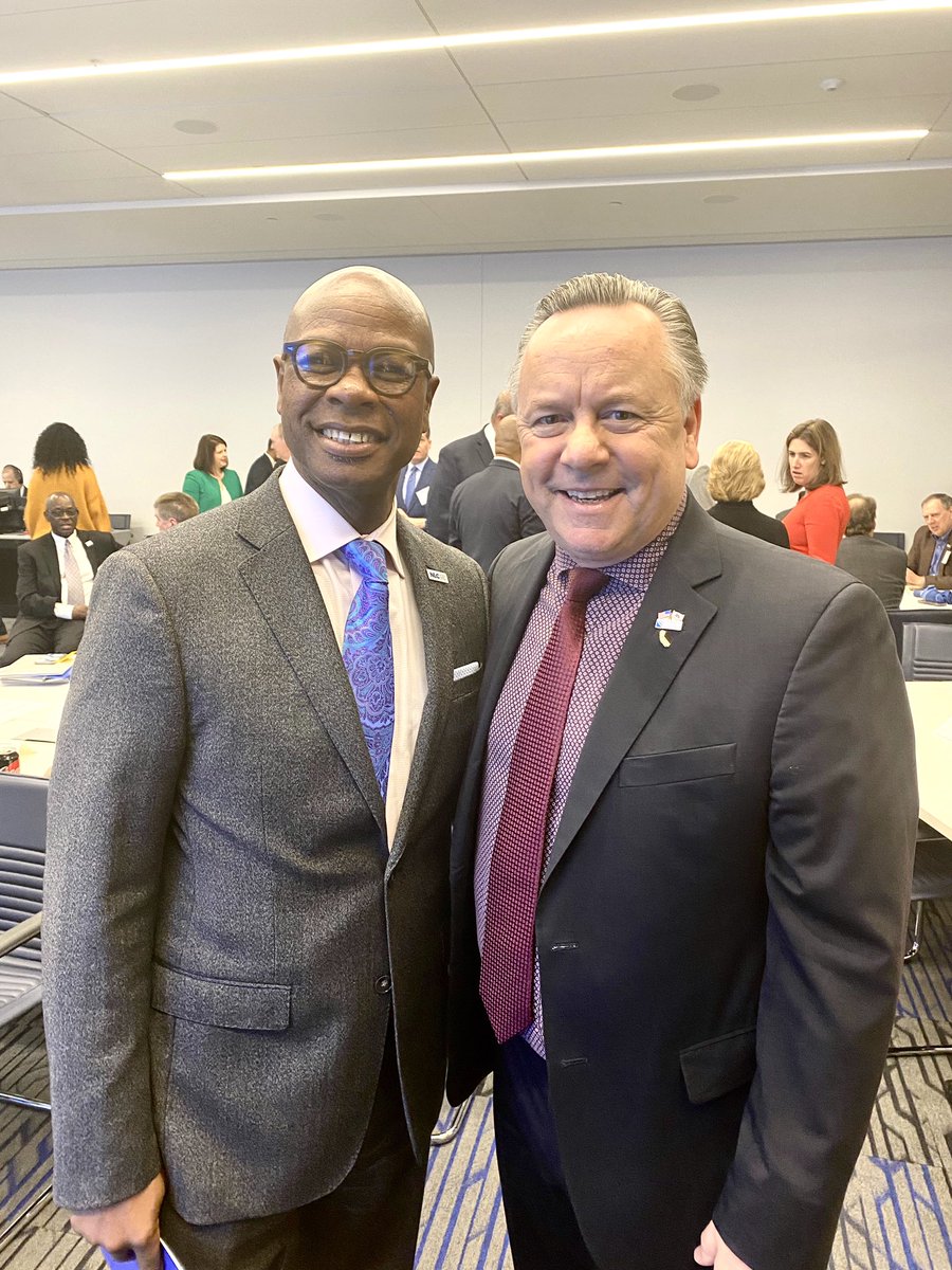 CalCities's tweet photo. What a couple days @leagueofcities #NLCDC! City officials from around the country, including #CaCities @MayorJohnD2015 wrapped up meetings on Capitol Hill building federal-local partnerships on local priorities. TY #NLC ED @ceanthony50 for hosting #RebuildWithUs #LeadingTogether https://t.co/NqPyKfQ1sY