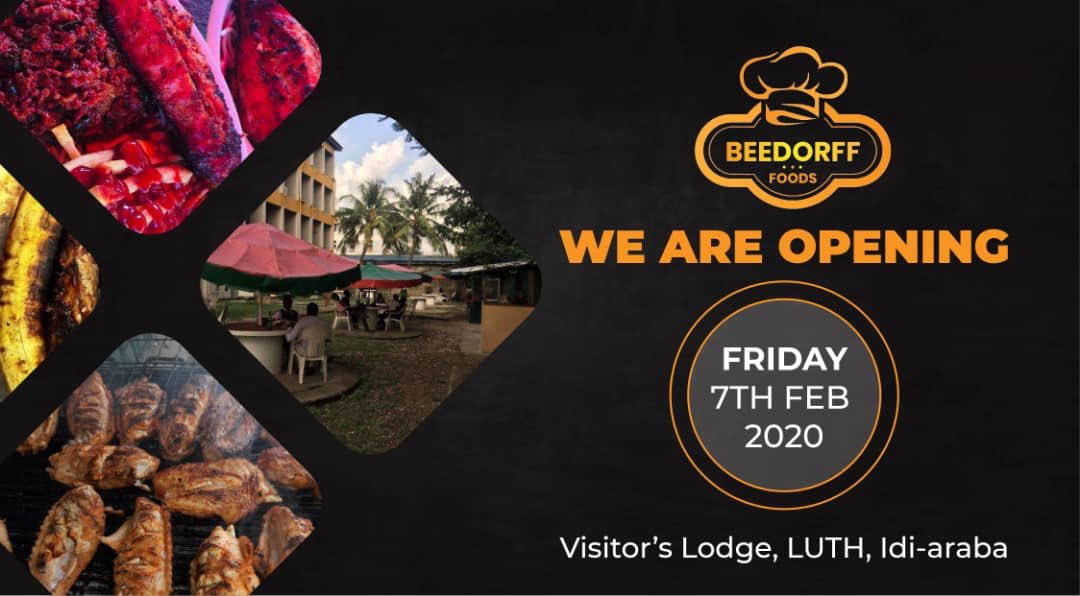 beedorff's tweet photo. Hey guys, We are excited to let you know that we would be reopening today so come through for your Grills, spag and chips, Bole, catfish and goat meat peppersoup, grilled Catfish,etc. 💃🏾💃🏾🤤

Venue: Visitor's lodge, LUTH Idiaraba 
Time: 3-11pm https://t.co/JhfEWpT3ou