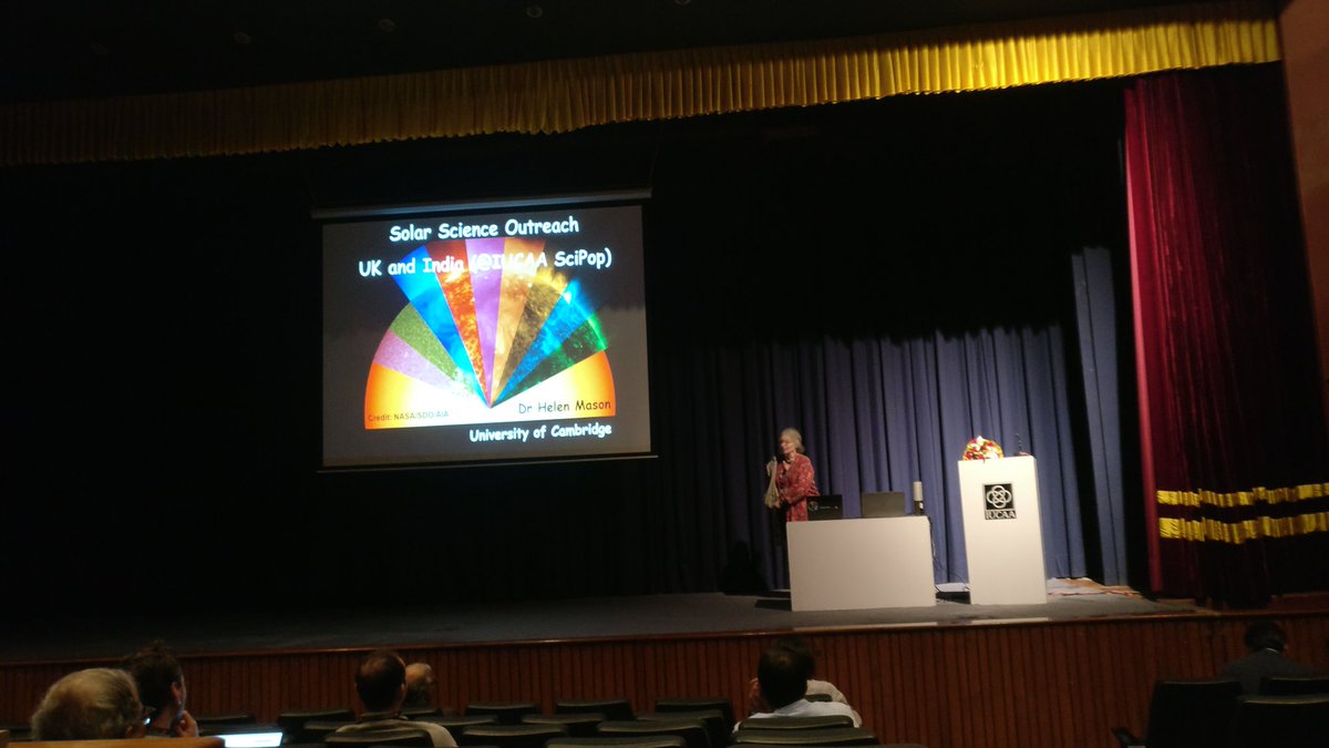 ydnad0's tweet photo. The #Sun, #Space and the #Arts come together at #APSPM2020 session on public outreach. @helen_hm11 of @Cambridge_Uni talks of #scicomm #EPO in the United Kingdom and in India by @IUCAAScipop https://t.co/1fjr73WzDv