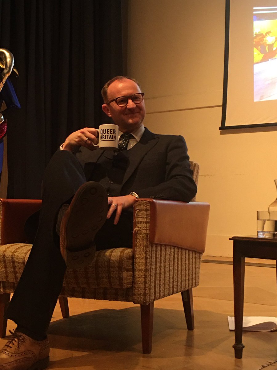 Terry_Ea's tweet photo. Wonderful evening with @Queer_Britain and @BishopsgateInst last night seeing the lovely @Markgatiss reading extracts from Mr Lucas' diaries. #gay #lgbt #queer #totalfanboy #starstruck https://t.co/RZbNOXXJ6x
