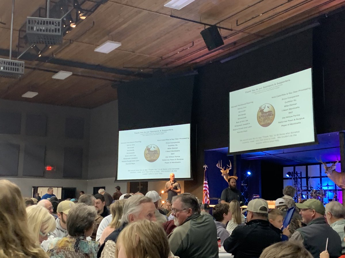 lbengilmore's tweet photo. Unbelievable food, fellowship, and worship at the @pauline_baptist Church Wild Game Supper! The fried squirrel was delicious! #arpx #arleg #BenGilmoreforStateSenate #Senate26 #provenconservative https://t.co/B9FCfQKAJU