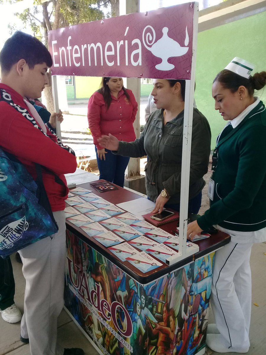 COBAES_07's tweet photo. Como parte de las acciones del Programa #EmprendamosJuntos se llevó a cabo una #MuestraProfesiográfica en las instalaciones de nuestro Plantel en donde estuvieron presentes #UAIM Unidad #Choix, #UAdeO, #ITLM Unidad #ElFuerte y #ENEES
#SomosCOBAES 💚
@CobaesSinaloa @sergiomarioas https://t.co/gLG3sGl7uR