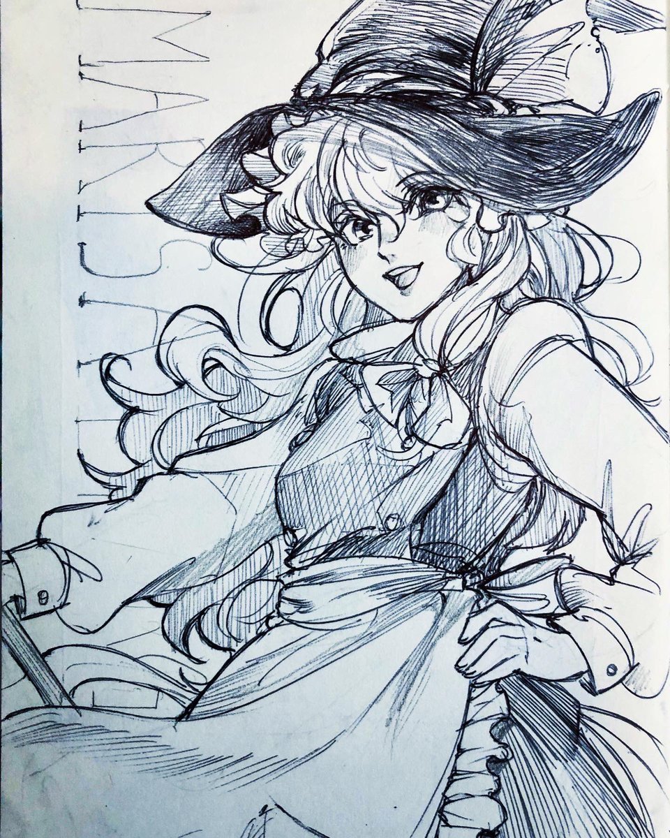 floats above the water anyone remember touhou... #sketchbook 