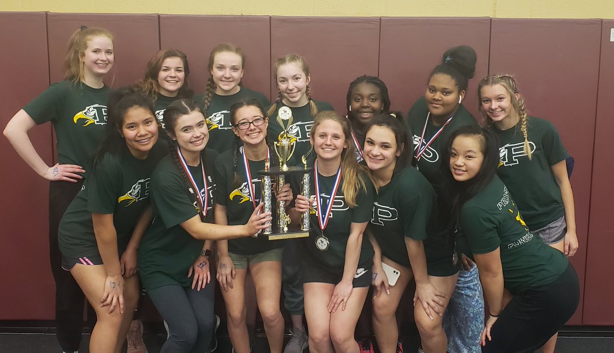 ProsperEaglePL's tweet photo. Great night by the Eagle Powerlifters. 17 lifters placed tonight. Boys took home 1st place, led by Outstanding Lifter Damian Stuver @damianxcv. Girls captured 2nd. #EagleStrong https://t.co/vhOpdQCgba