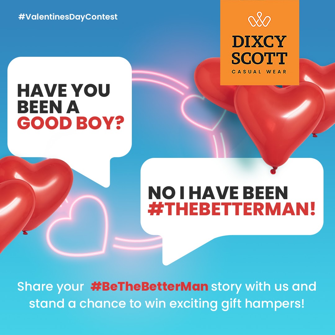DixcyScott's tweet photo. #ContestAlert - The most awaited contest of the month is here!
Here's what you have to do -
1. Share your #BetterMan story
2. Use the hashtag #BeTheBetterMan
3. Tag @Dixcy Scott
4. Tag 3 friends to participate!
#BeTheBetterMan for HER! And of course, don't forget to tag HER! https://t.co/xqTDaOT6XW