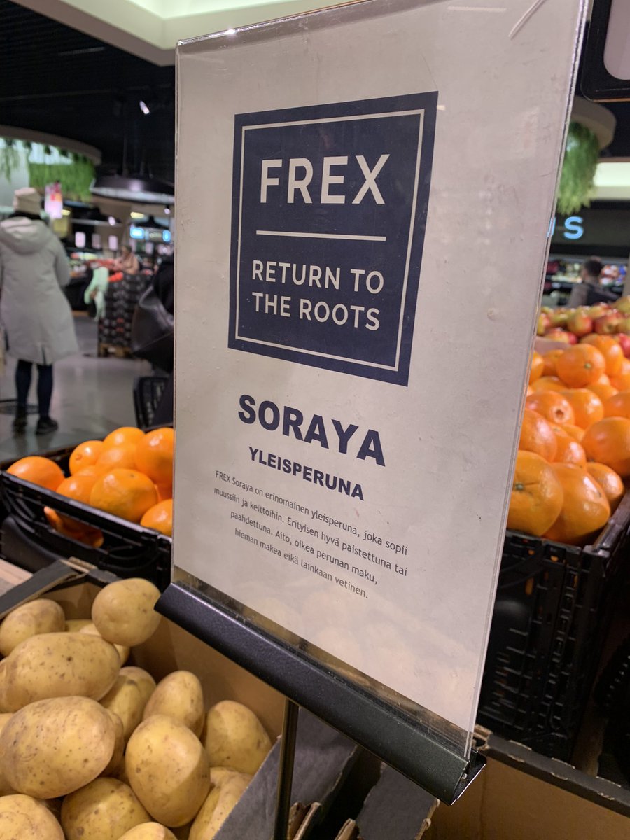 Tapaan kokeilla kaikkea uutta, näitä somessa silmään tarttuneita perunoita hankin #foodmarket ista ja käytin sunnuntaina kermaisensitruunaiseen, fenkolilla maustettuun lohikeittoon. Suosittelen kokeilemaan viikonloppuna! #peruna #herkku