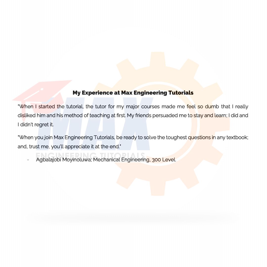 MaxOrganization's tweet photo. Today's edition of the #MaxExperience. You too can be a part of our Success story. Join us. 
Tell a friend.

#OAU
#Engineering
#MTH
#MEE
#EEE
#CSC
#MSE
#CHE https://t.co/Tnh5kYZmuO