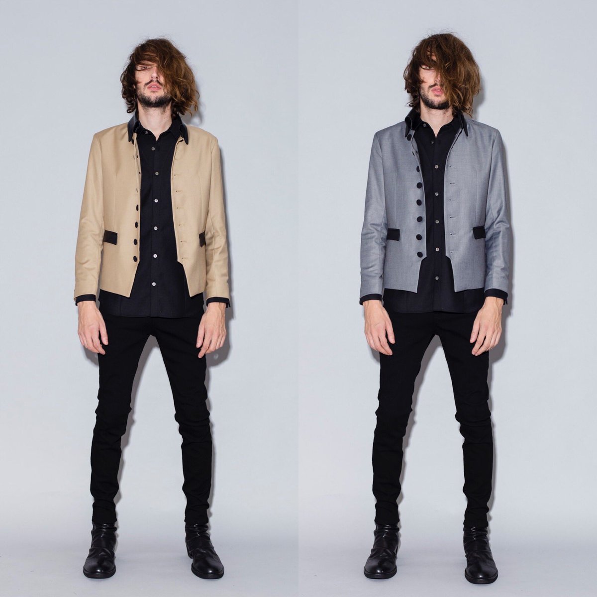 noid_sendai's tweet photo. NO ID. 2020 S/S Collection

👕スタッフコーディネート👖

【レザー切替ナポレオンJKT】
¥34,000(+tax)
BEIGE/GRAY/BLACK

#noid #no_id #ノーアイディー #仙台 #新作 #ナポレオンジャケット https://t.co/ONuH3GELak