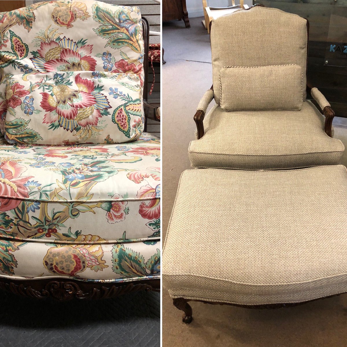 KZI_AZ's tweet image. #beforeandafter #kziaz #upholstery