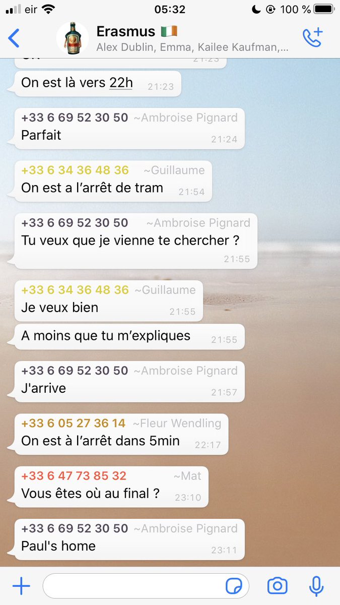 emmalndstrm's tweet photo. Perfekt! En whatsapp grupp för alla utbytesstudenter! Bara det att 70% av dom som är med i den är fransmän och pratar bara franska med varandra:-)) https://t.co/2Fc5n6wsT0